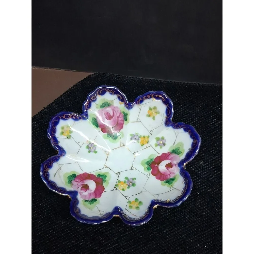Vintage trinket dish,‎ porcelain tray from Germany, & 